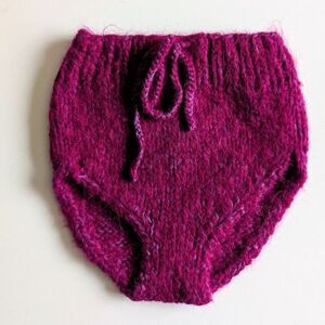PIMA DOLL Burgundy Knit Short XS